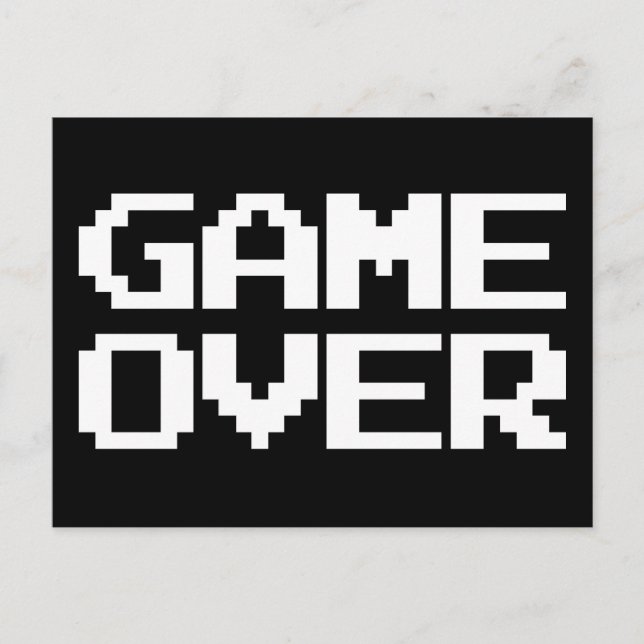 Carte Postale Jeu terminé (Devant)