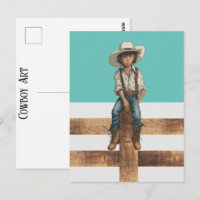 Jeune Cowboy Occidental Dans Le Style Ranch De Cam