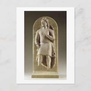 Carte Postale Jeune debout ou Maitreya, Gandhara (stuc)