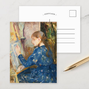 Carte Postale Jeune Fille Écrivant   Berthe Morisot