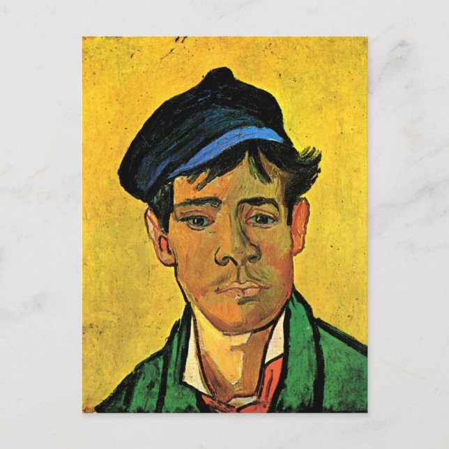 Carte Postale Jeune homme avec un Casquette Van Gogh Art (Devant)