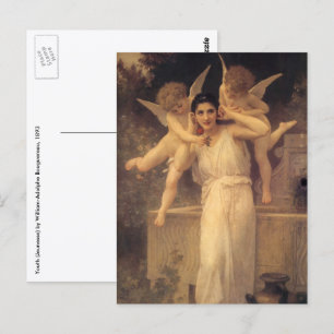 Carte Postale Jeunesse par Bouguereau, Portrait des Anges Victor