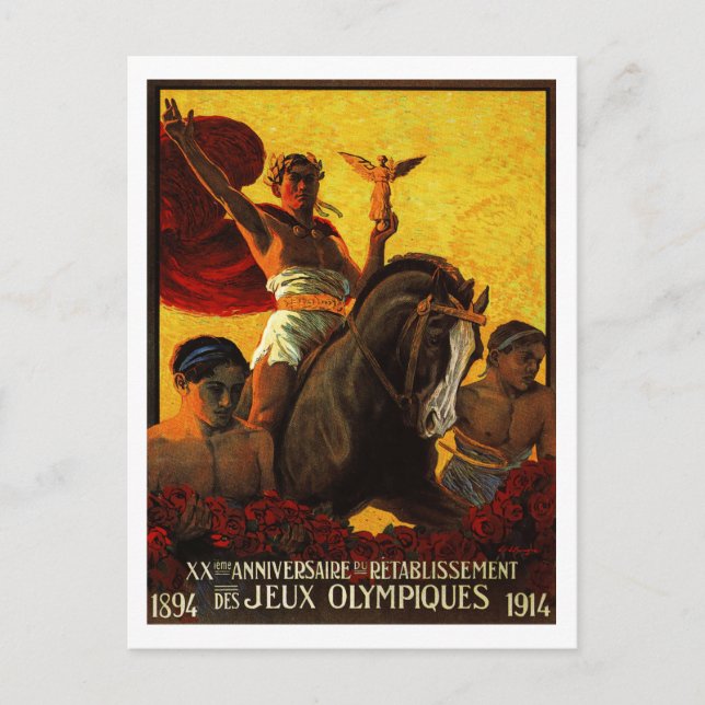 Carte Postale Jeux Olympiques (Devant)