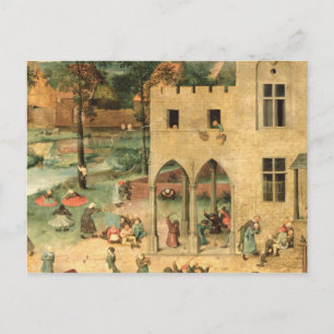 Carte Postale Jeux pour enfants : détail du haut à gauche