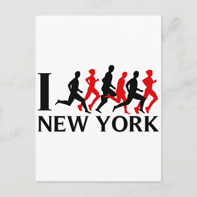 CARTE POSTALE J'EXÉCUTE NEW YORK (Devant)