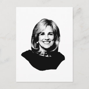 CARTE POSTALE JILL BIDEN