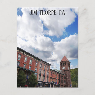 Carte Postale Jim Thorpe Pennsylvania Skyline