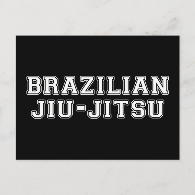 Carte Postale Jiu Jitsu (Devant)