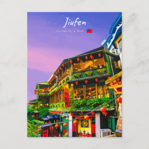 Carte Postale Jiufen, Taïwan - Ancienne Maison de Thé