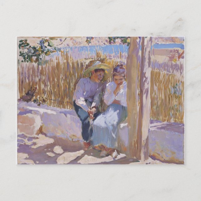 Carte Postale Joaquín Sorolla- Idyll, Javea (Devant)