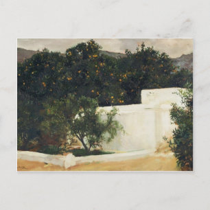 Carte Postale Joaquín Sorolla- Orangers sur la route de Séville