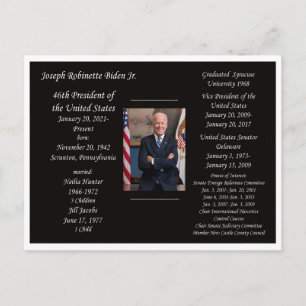 Carte Postale Joe Biden Président