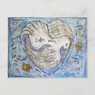 Carte Postale J'offre la paix