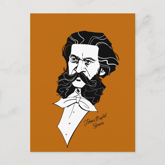 Carte Postale Johann Strauss Jr (Devant)