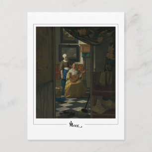 Carte Postale Johannes Vermeer #32 - Beaux-arts