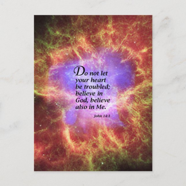 Carte Postale John 14:1 (Devant)