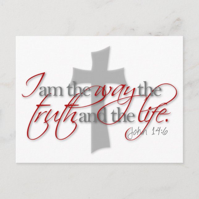 Carte Postale John 14:6 (Devant)