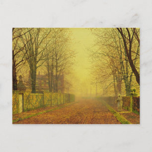 Carte Postale John Atkinson Grimshaw   Evening Glow, c.1884 (hui