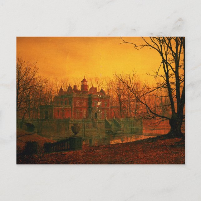 Carte Postale John Atkinson Grimshaw | La Maison Hantée (Devant)