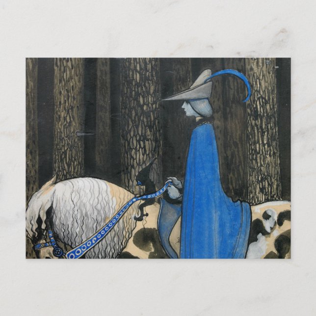 Carte Postale John Bauer - De temps en temps (Devant)