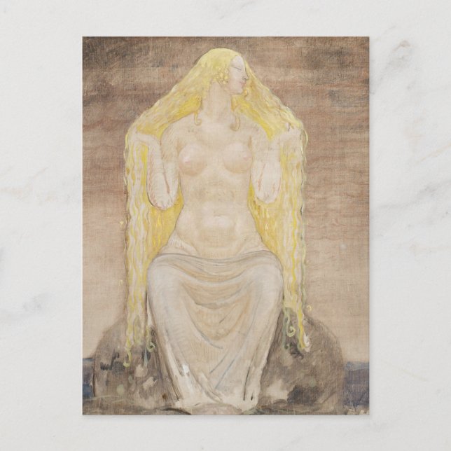 Carte Postale John Bauer - Freya (Devant)