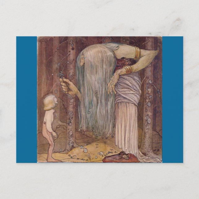 Carte Postale John Bauer TROLL HERB (Devant)