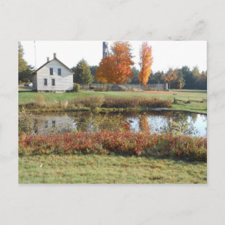 Carte Postale John Brown Farm Historique Adirondack Automne Grèv