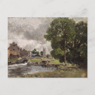 Carte Postale John Constable   Dedham Lock and Mill