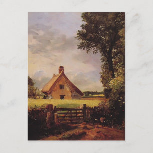 Carte Postale John Constable - Un chalet dans un champ de maïs