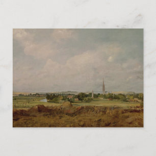 Carte Postale John Constable   Vue de Salisbury