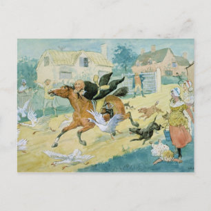 Carte Postale John Gilpin équitation à Edmonton