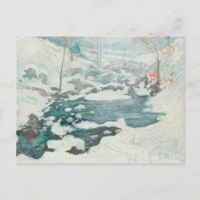Carte Postale John Henry Twachtman - Icebound (Devant)