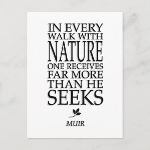 Carte Postale John Muir