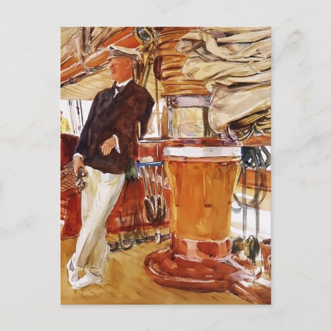 Carte Postale John Sargent- Capitaine Herbert M. Sears (Devant)