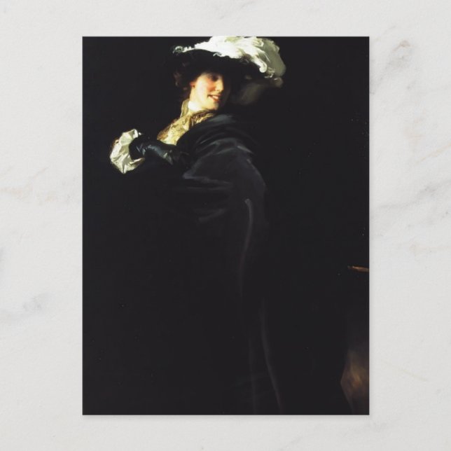 Carte Postale John Sargent - Un Vele Gonfie (Devant)