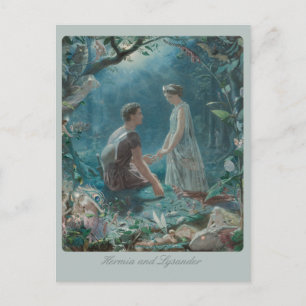 Carte Postale John Simmons Hermia et Lysander Midsummer CC0749