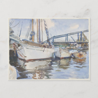 Carte Postale John Singer Sargent Aquarelle - Mer