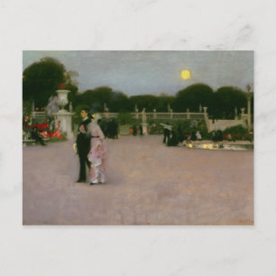 Carte Postale John Singer Sargent - Dans le jardin du Luxembourg