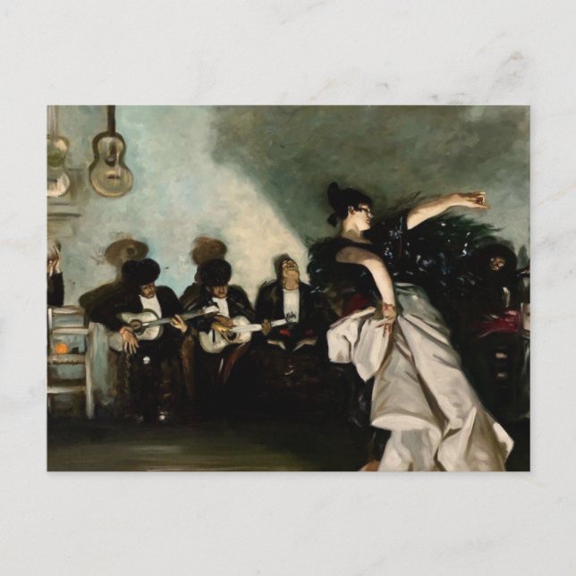 Carte Postale John Singer Sargent- El Jaleo (Devant)