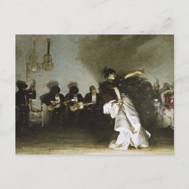 Carte Postale John Singer Sargent - El Jaleo (Devant)