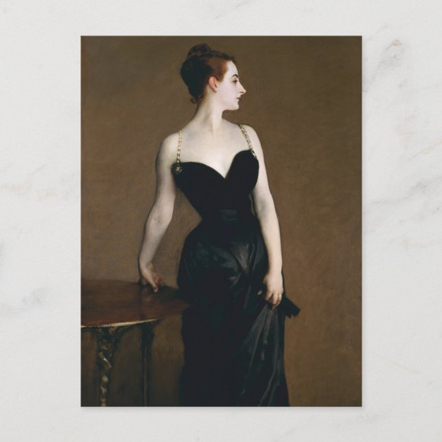Carte postale John Singer Sargent Madame X (Devant)