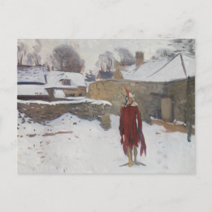 Carte Postale John Singer Sargent - Mannikin dans la neige