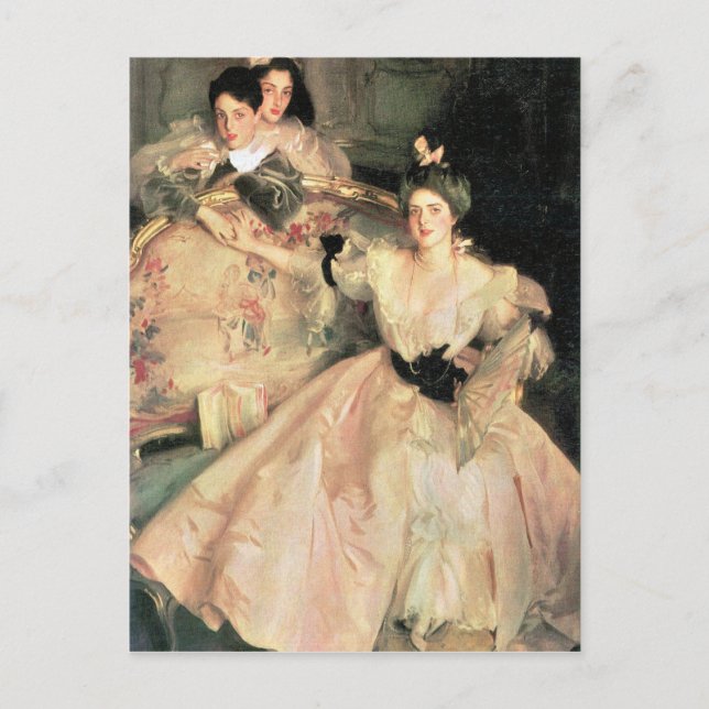 Carte Postale John Singer Sargent - Mme Carl Meyer et son enfant (Devant)