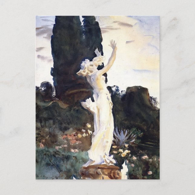 Carte Postale John Singer Sargent- Statue de Daphné (Devant)