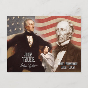 Carte Postale John Tyler - 10e président des États-Unis
