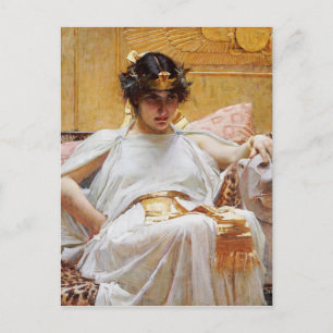 Carte Postale John William Waterhouse - Cleopatra