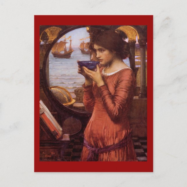 Carte Postale John William Waterhouse - Destiny (Devant)