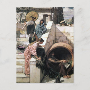 Carte Postale John William Waterhouse - Diogenes