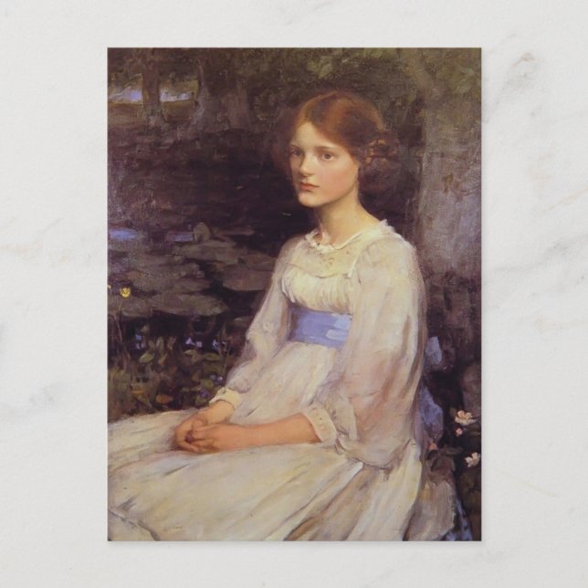 Carte Postale John William Waterhouse - Miss Betty Pollock (Devant)