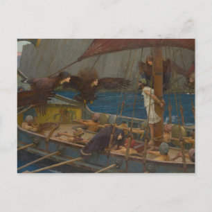 Carte Postale John William Waterhouse - Ulysse et les Sirènes